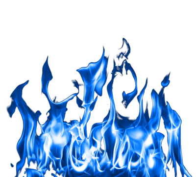 Blue Fire Clipart PNG Image