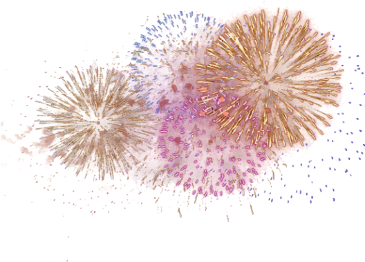 Fireworks Vector Glitters Colorful Free Download PNG HD PNG Image