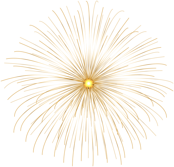 Photos Fireworks Gold HD Image Free PNG Image