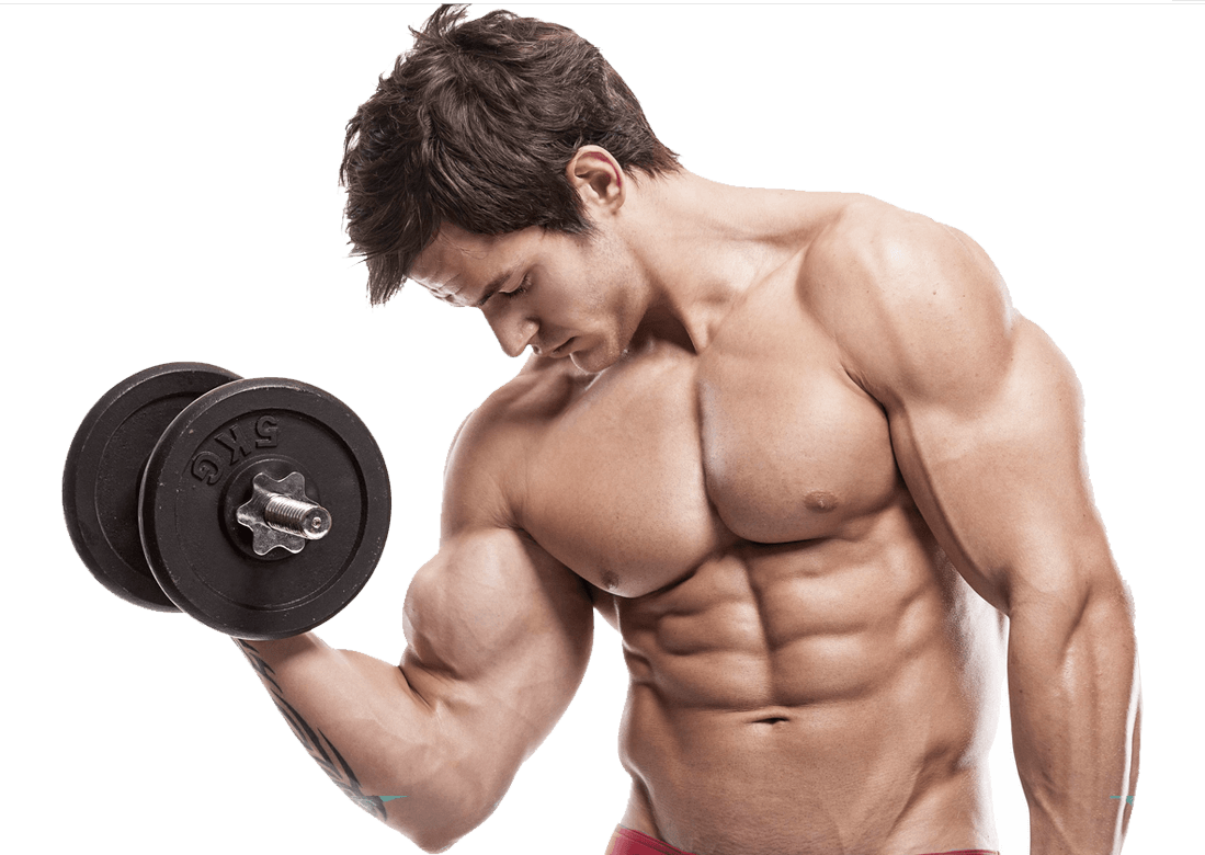 Dumbbell Male Young Fit Download HQ PNG Image