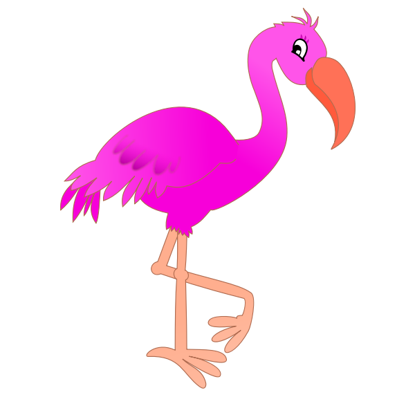 Vector Pink Flamingo Bird Free Transparent Image HQ PNG Image