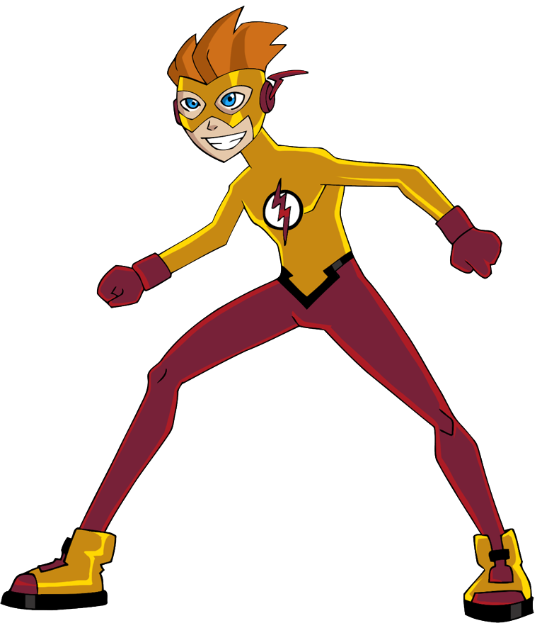 Kid Flash Transparent Background PNG Image