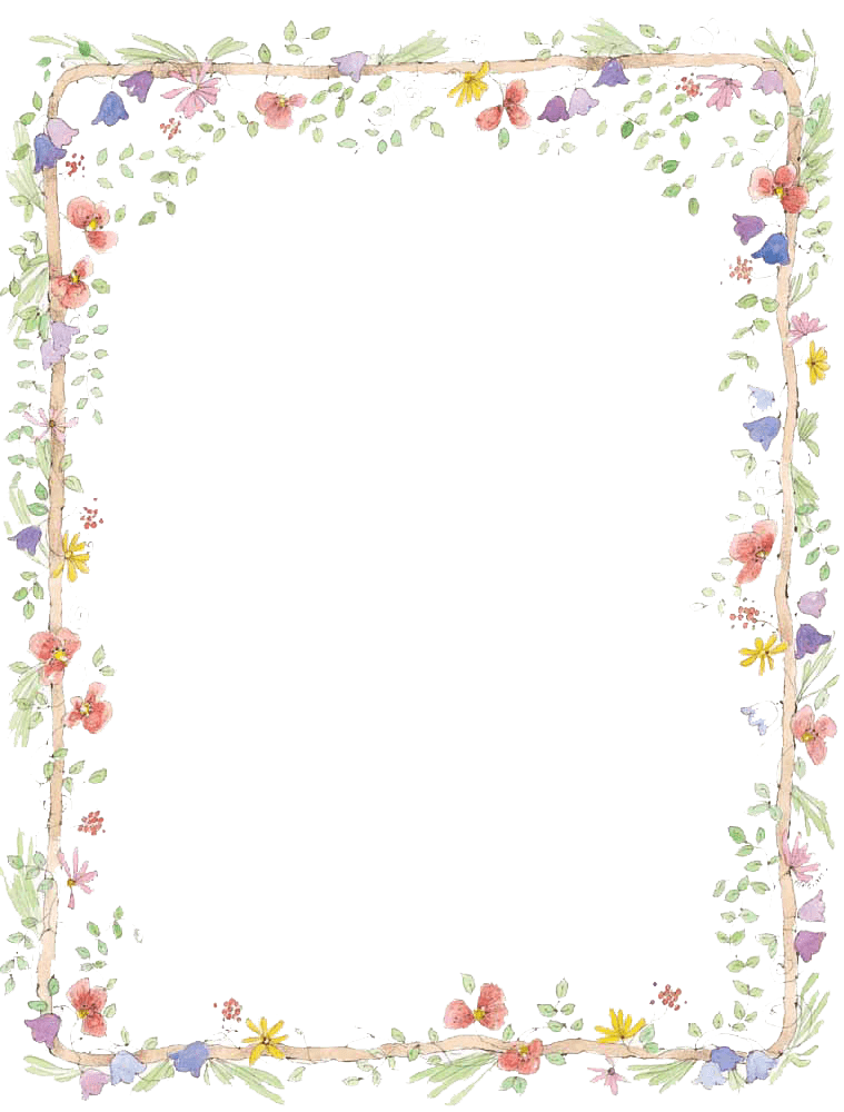 Vector Frame Flowers PNG Image High Quality PNG Image