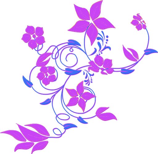 Purple Flowers Vector PNG Free Photo PNG Image