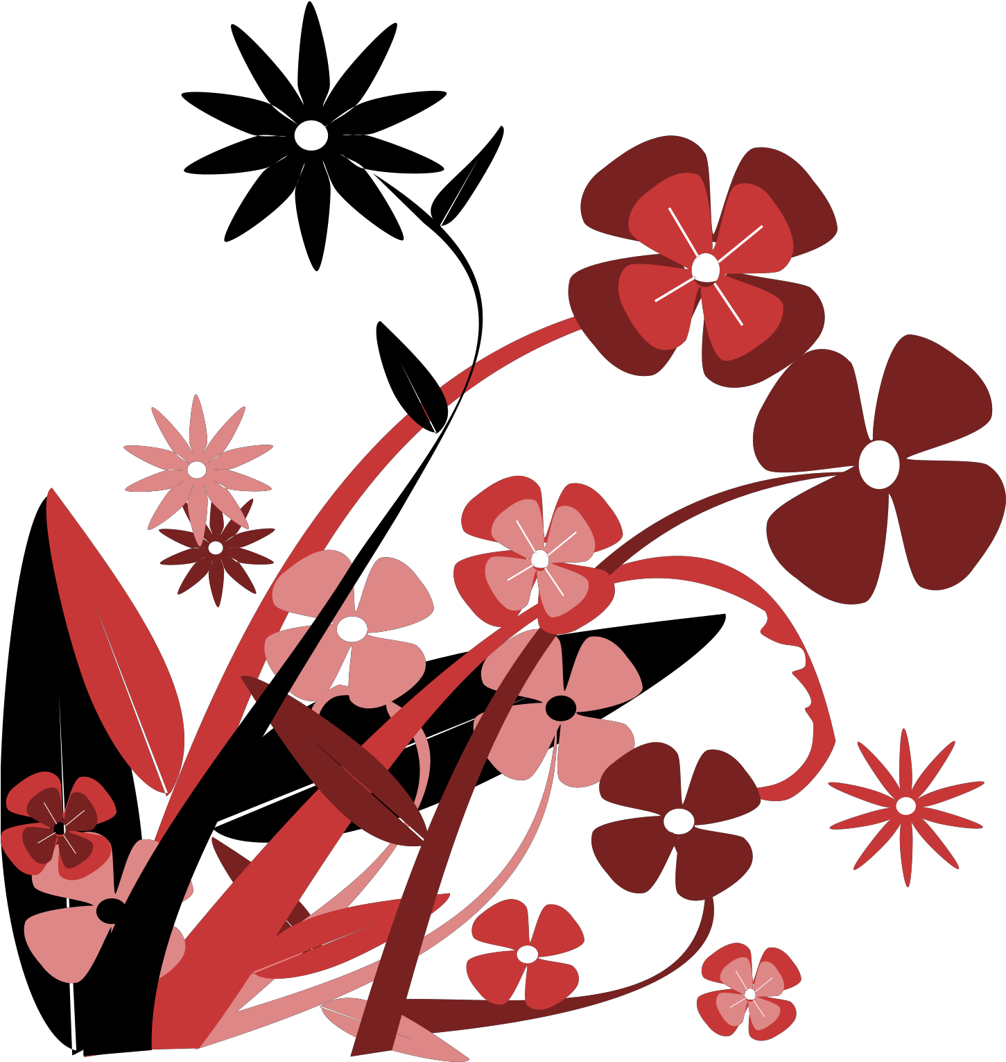Vector Spring Flower Free Clipart HQ PNG Image