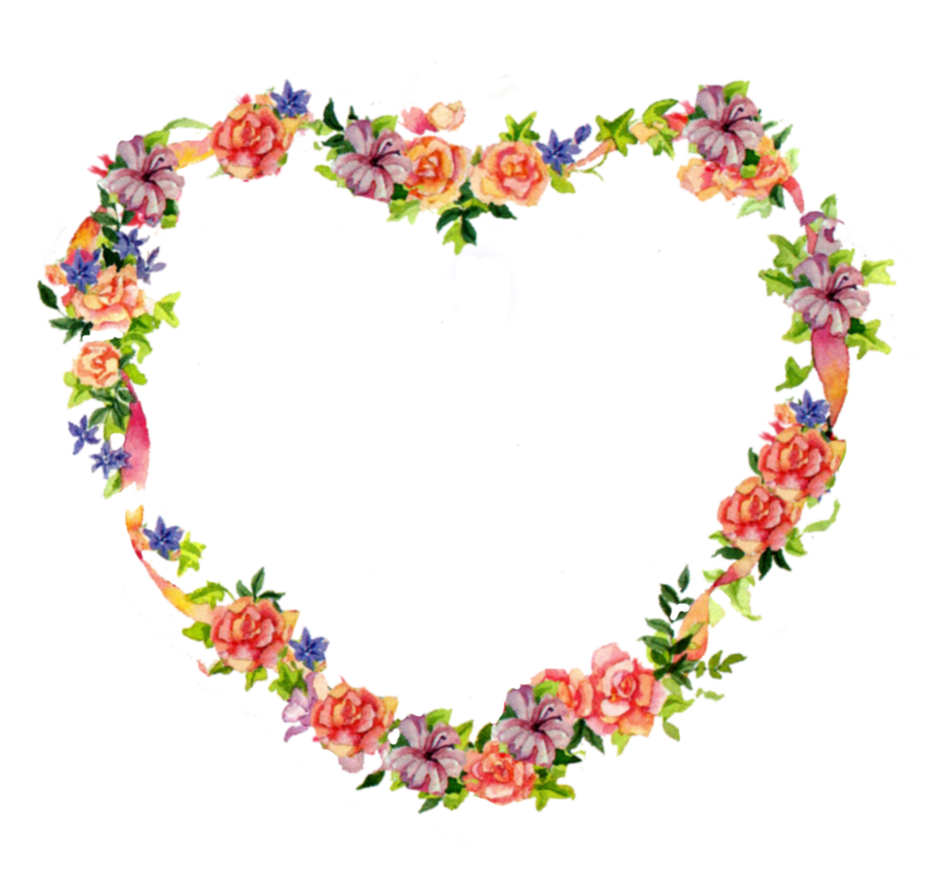 Heart Vector Romantic Flower Free Download PNG HQ PNG Image