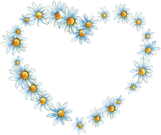 Heart Vector Flower HD Image Free PNG Image