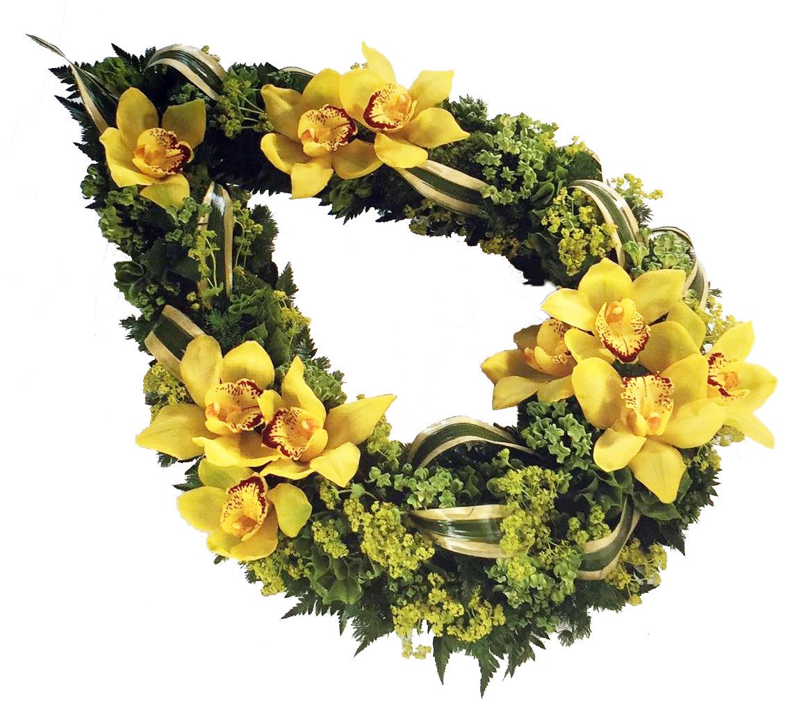 Funeral Wreath Flowers HQ Image Free PNG Image