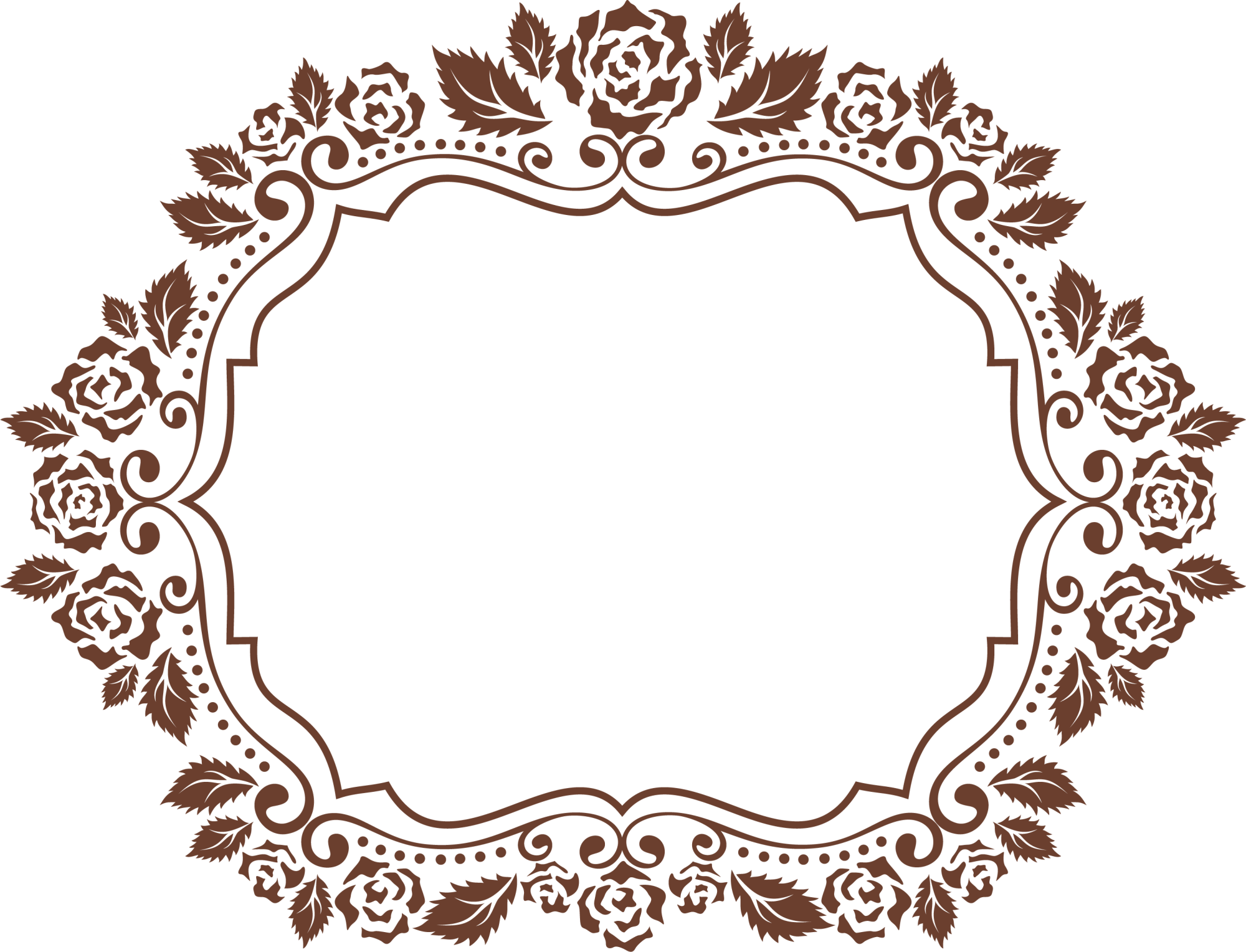 Brown Frame Flower Free Download PNG HQ PNG Image