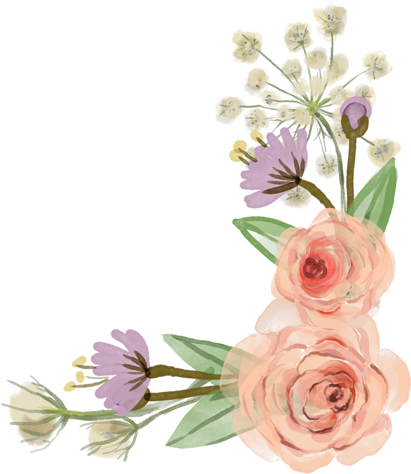 Rose Flower Border HQ Image Free PNG PNG Image