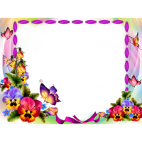 Picture Flower Frame File Formats Transparent Red