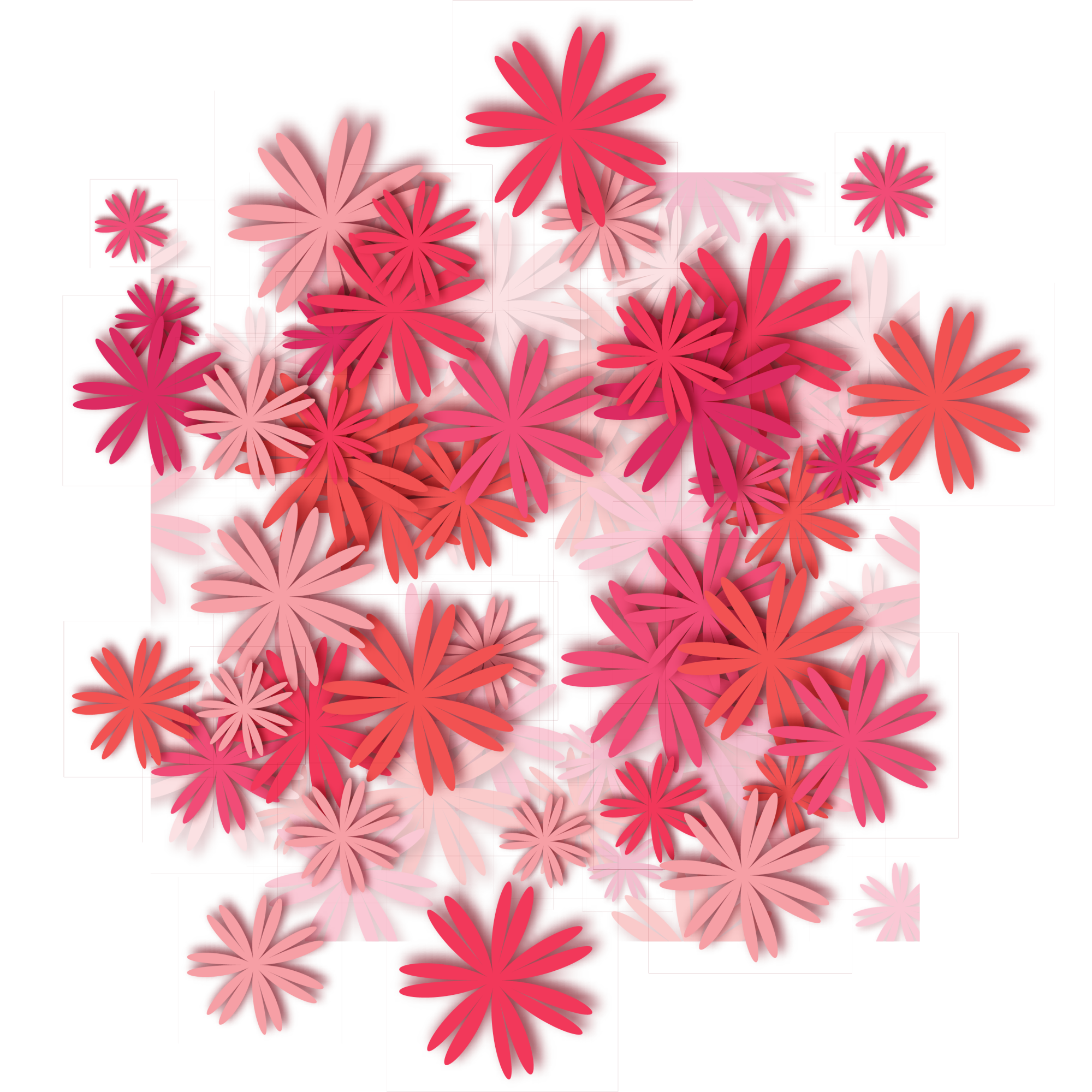 Frame Designer Flower Red Download HD PNG PNG Image