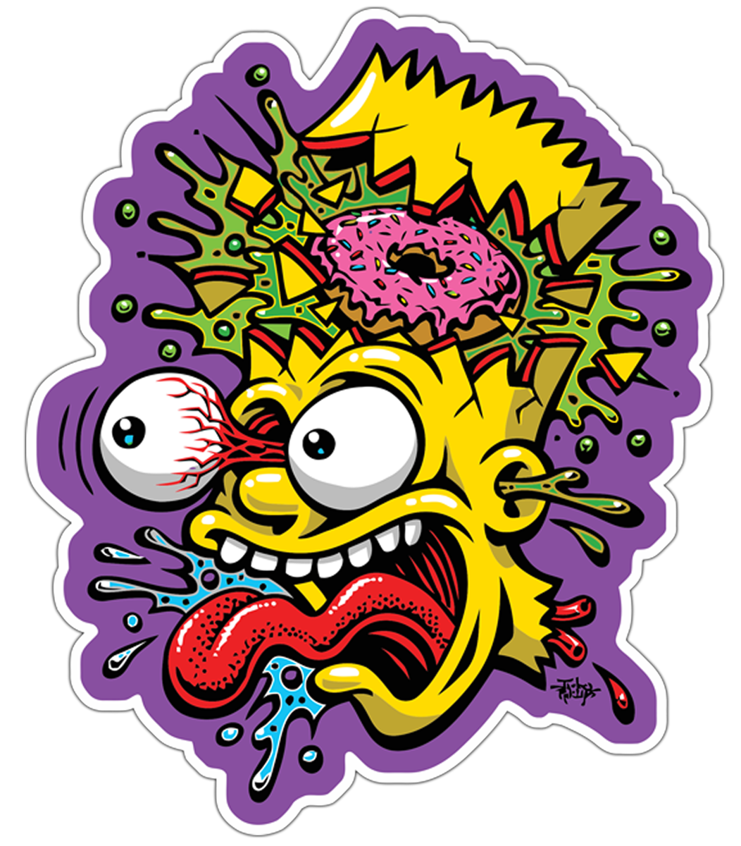 Arts Flower Art Bart Visual Drawing Simpson PNG Image