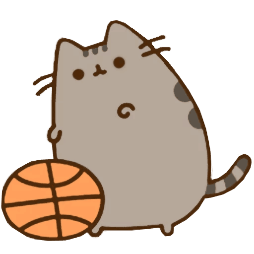 Food Basketball Pusheen Organism Cat Free Clipart HD PNG Image