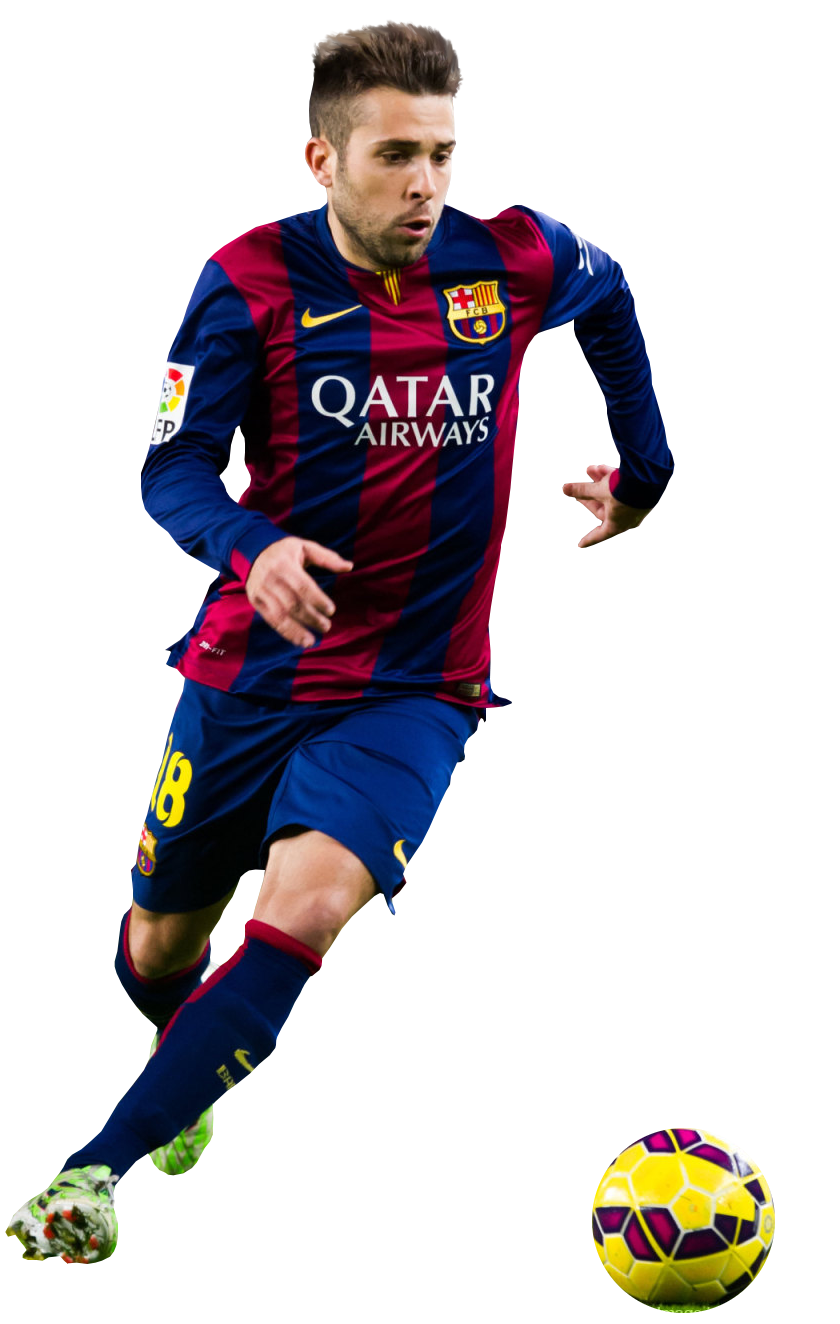Alba Football Barcelona Player Fc Jordi Soccer PNG Image