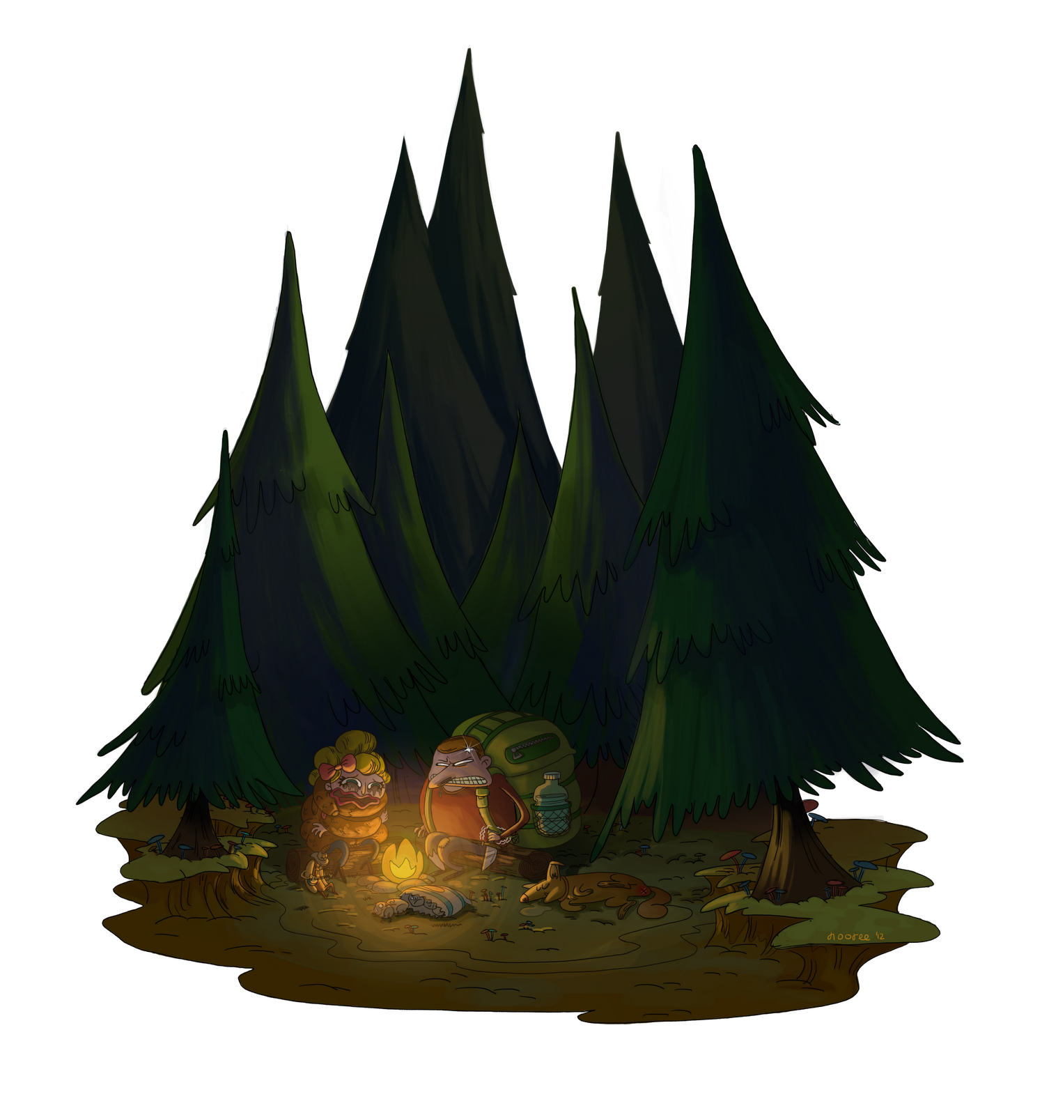 Forest File PNG Image