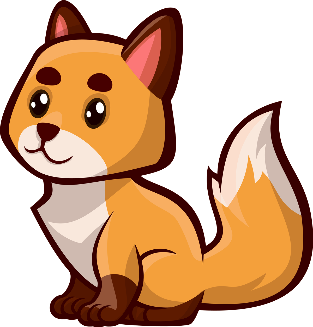 Vector Fox Face HD Image Free PNG Image