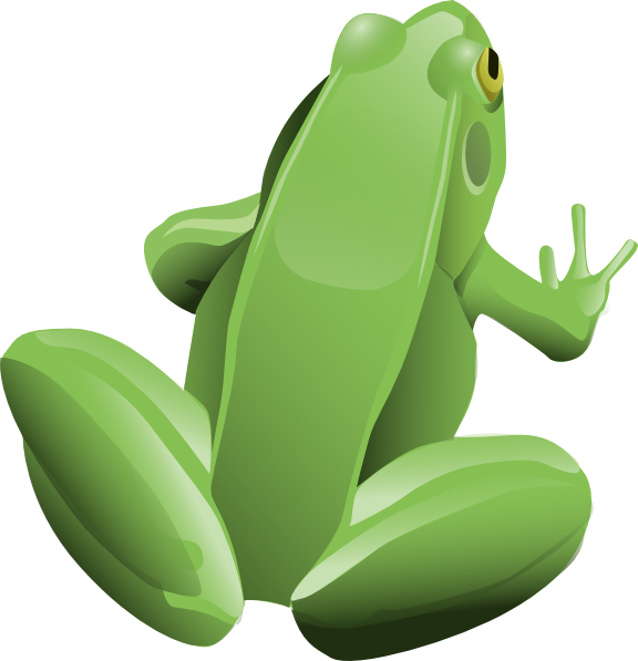 Cartoon Frog PNG Image