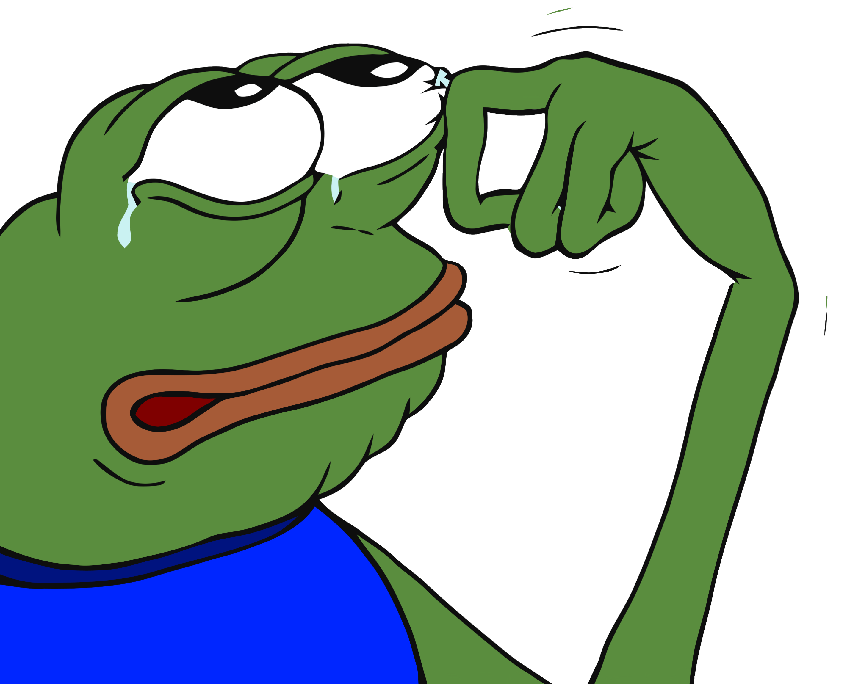 Picture The Pepe Frog Sad PNG Image