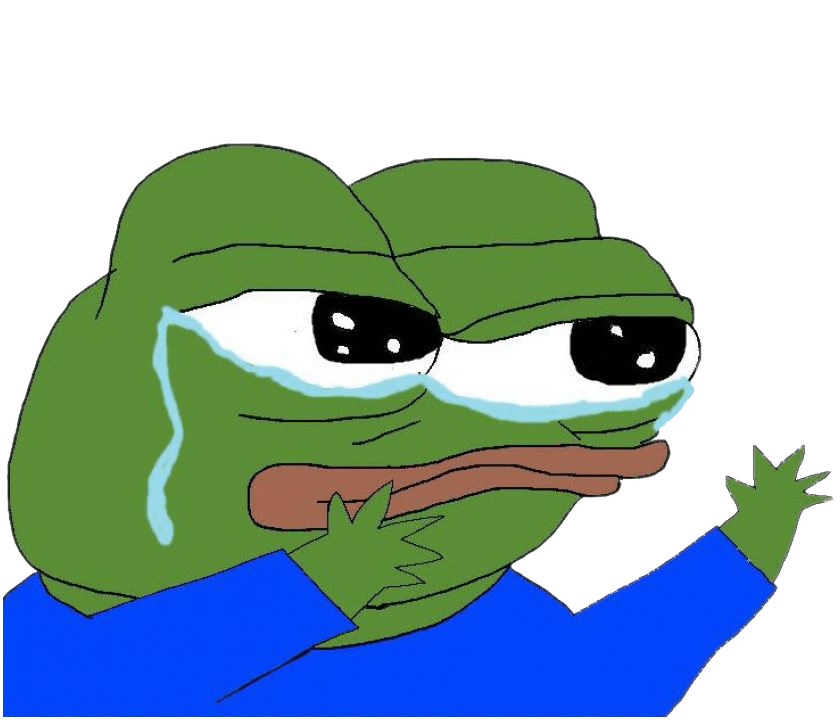 Picture The Pepe Frog Sad PNG Image