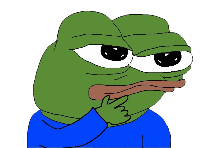 The Pepe Frog Sad PNG Free Photo PNG Image