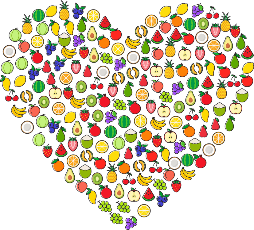Heart Vector Fruit Free HD Image PNG Image