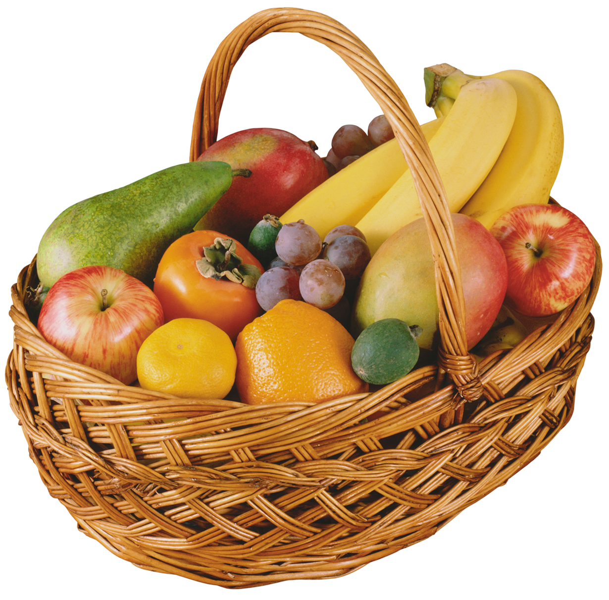 Basket Fruit Closeup PNG File HD PNG Image