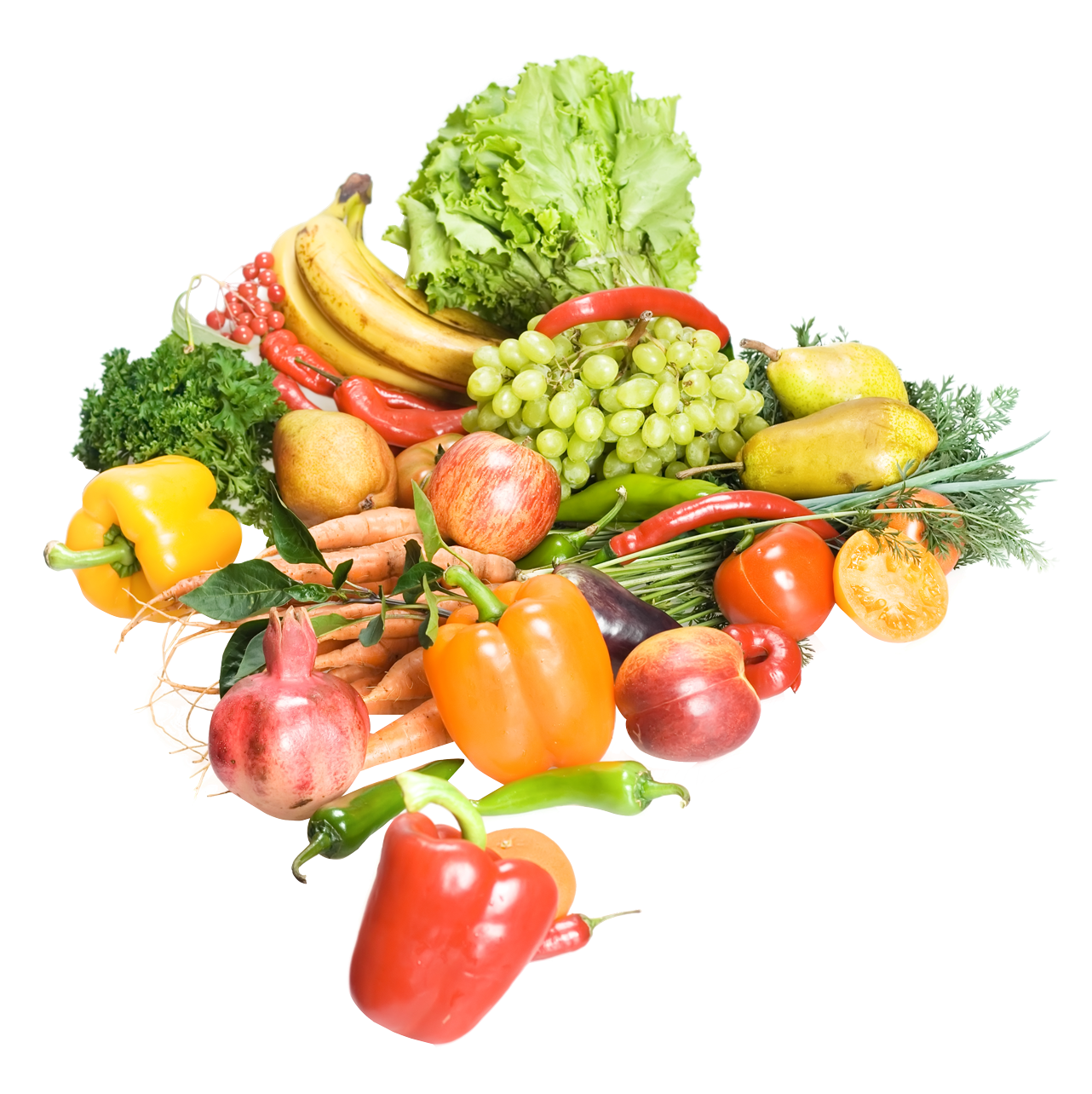 And Vegetables Pic Organic Fruits PNG Image