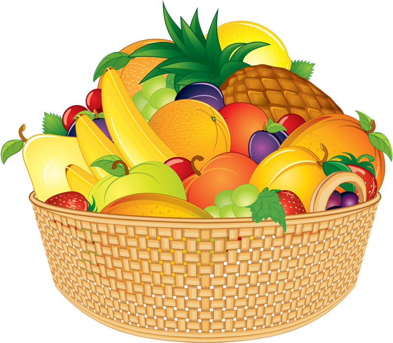 Basket Vector Fruits Download Free Image PNG Image