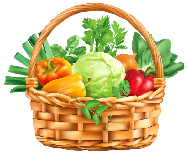 Basket Vector Fruits PNG Free Photo PNG Image