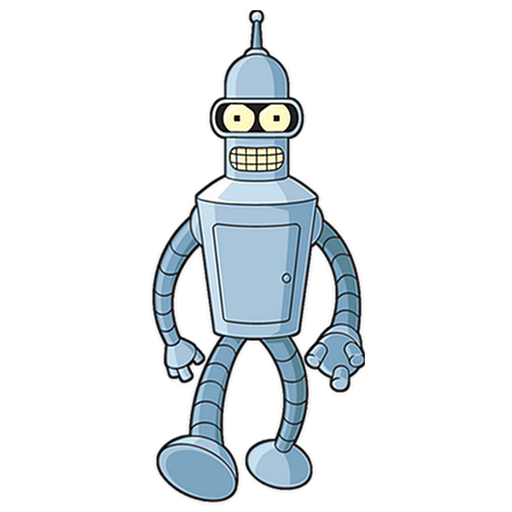 Futurama Cartoon Bender PNG Download Free PNG Image