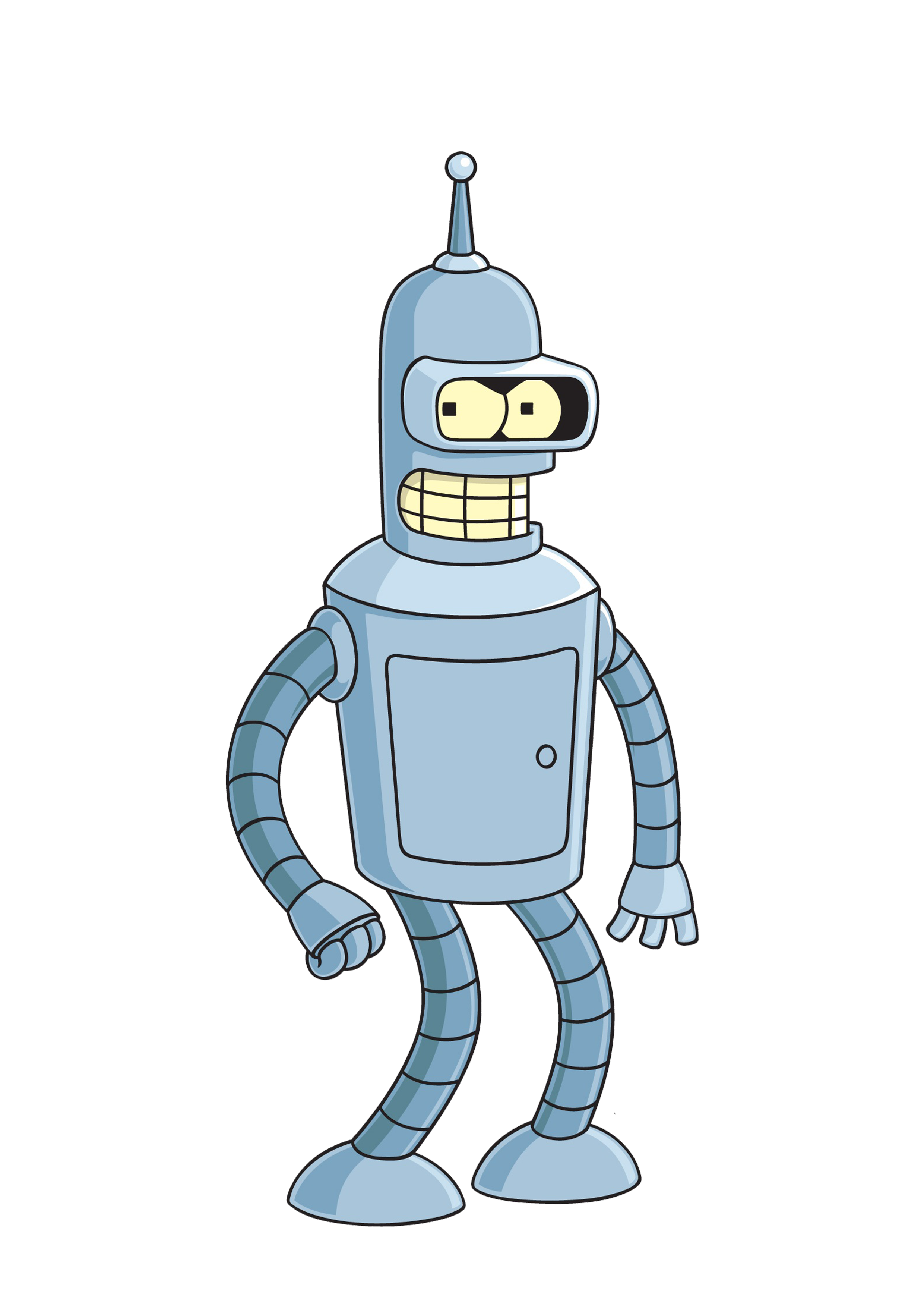 Futurama Robot Bender Free HD Image PNG Image