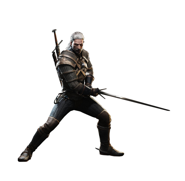 Spear Of Weapon Hunt Witcher Wild Geralt PNG Image