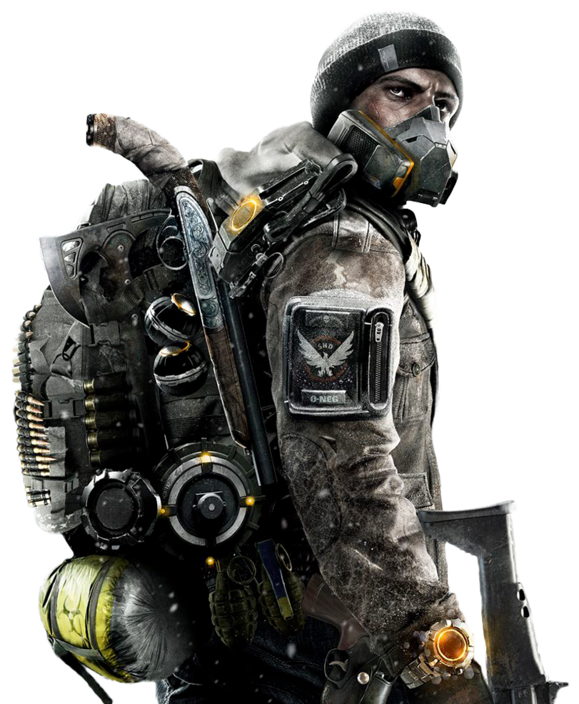 Division Game Soldier Clancy Figurine Video Tom PNG Image