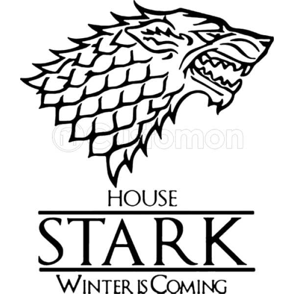 Thrones House Stark Game Black Of PNG Image