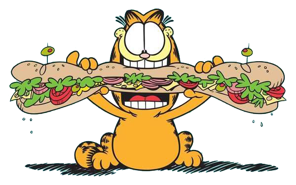 Garfield Cartoon Free Download Image PNG Image