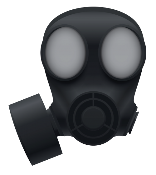 Gas Black Mask Cool PNG File HD PNG Image