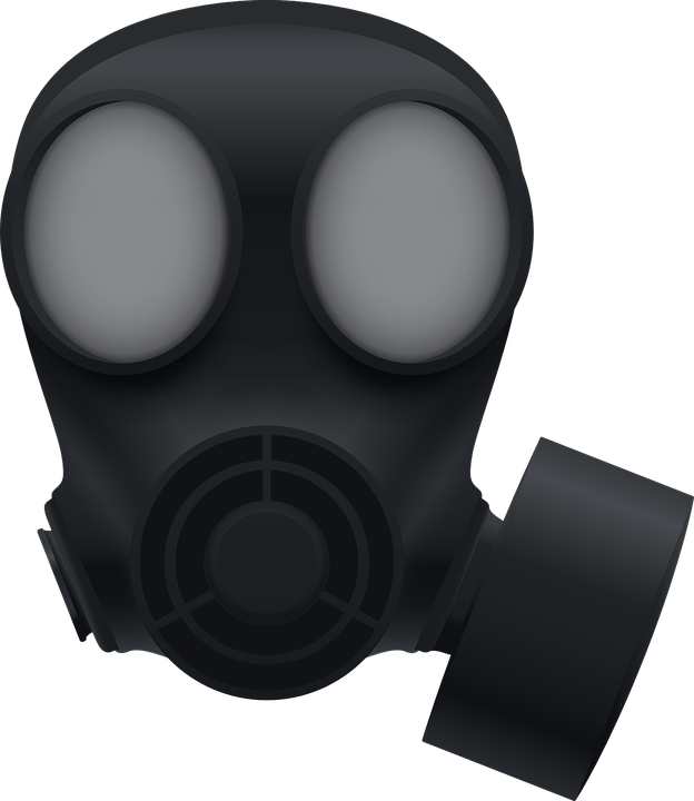 Portable Gas Black Mask Cool PNG Image