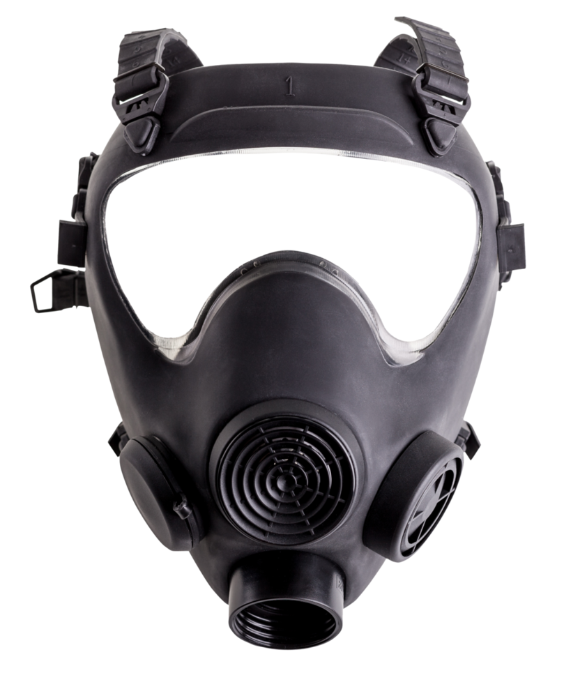 Gas Mask Black Portable Cool PNG Image
