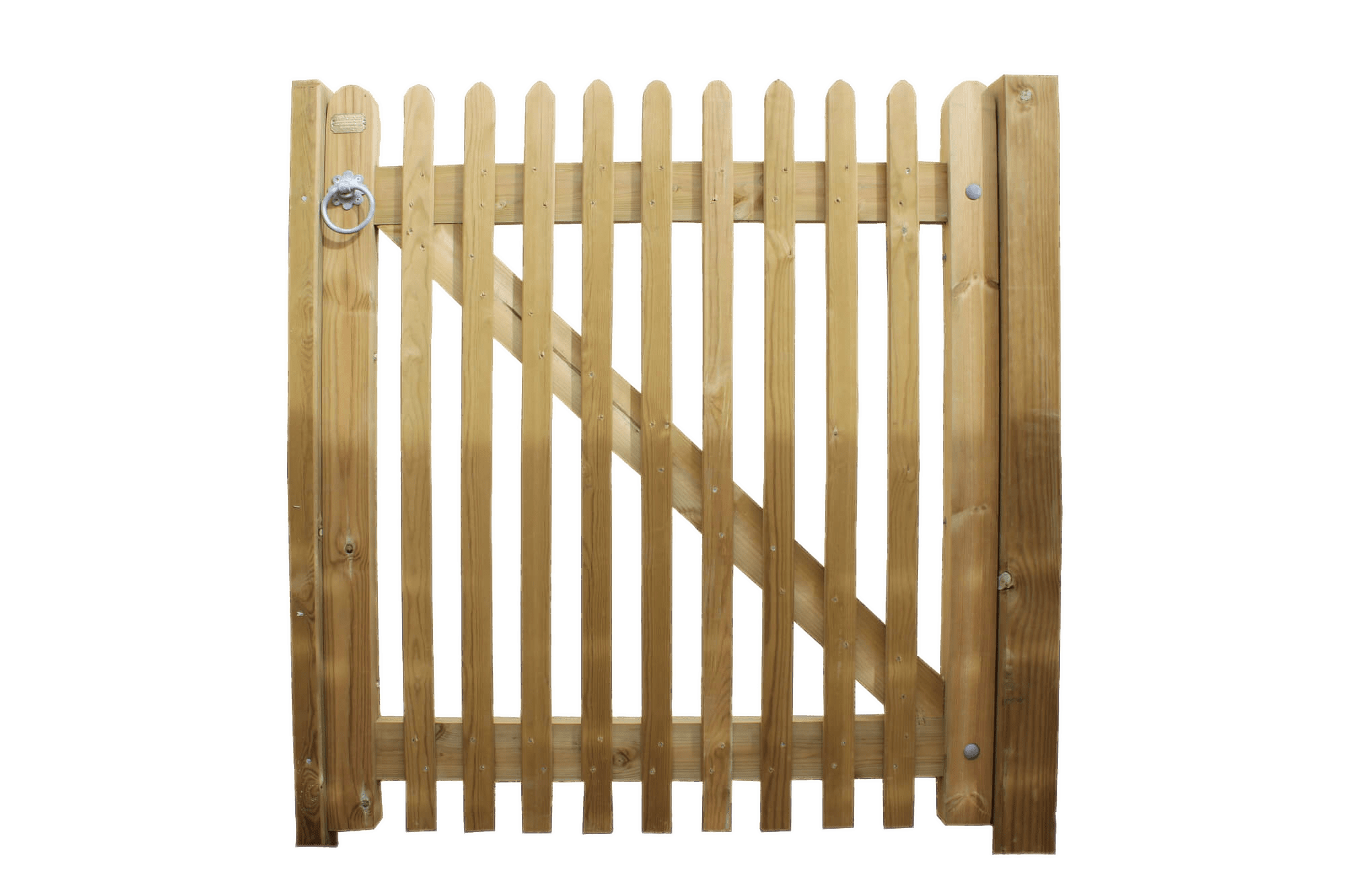Brown Wood Pic Gate Free Clipart HD PNG Image