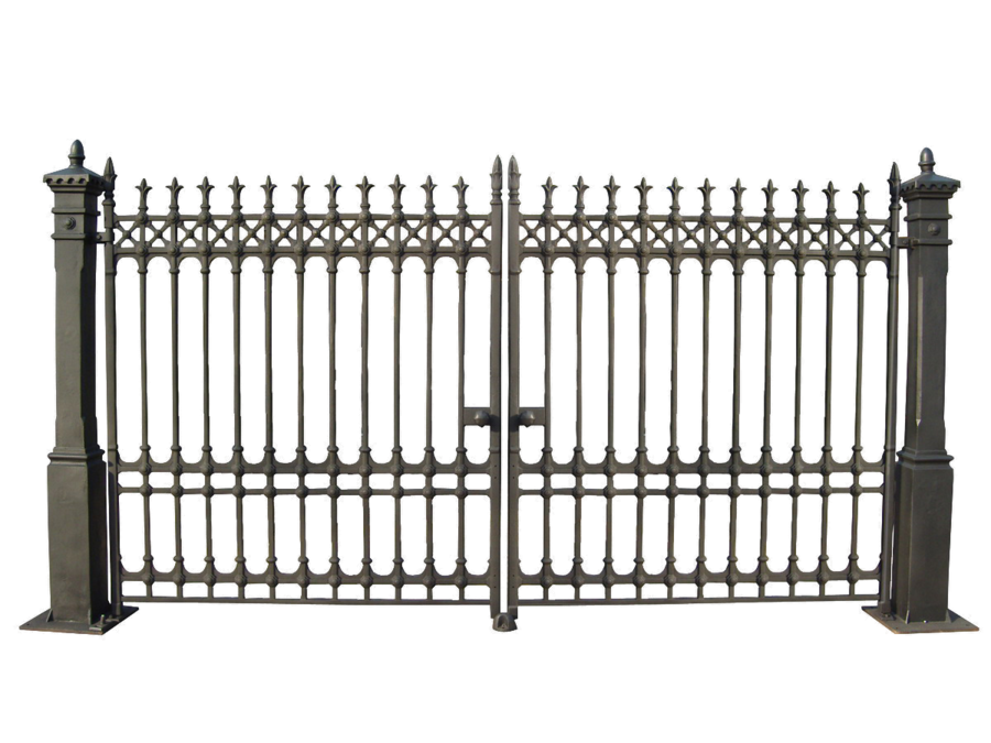 Steel Gate Metal Free Photo PNG Image