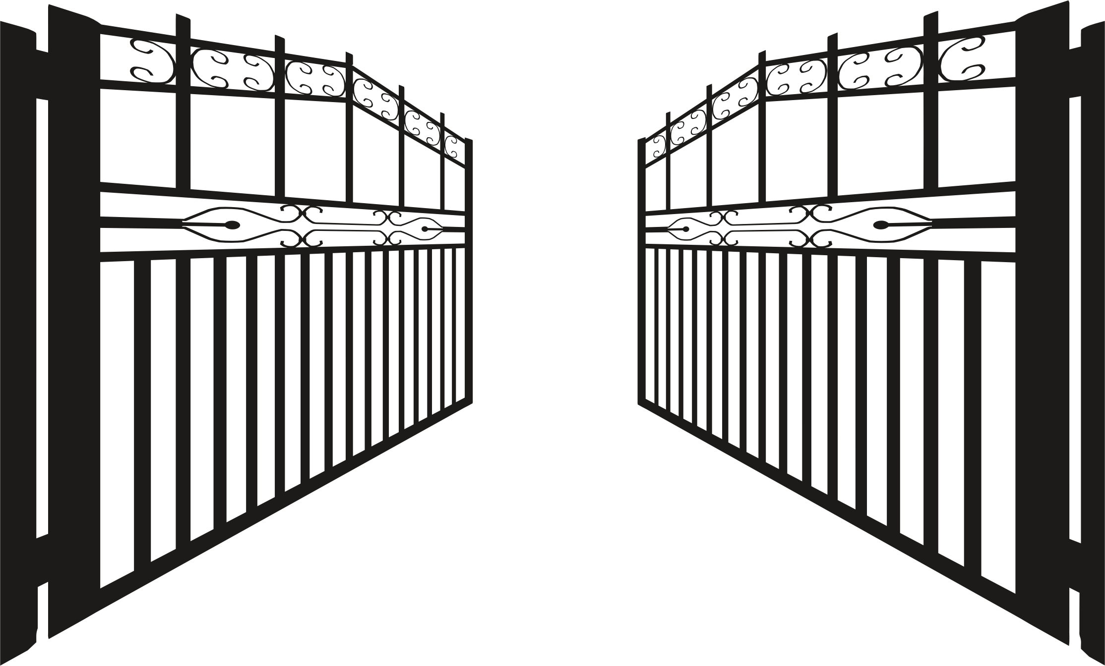 Gate Open Free Clipart HD PNG Image