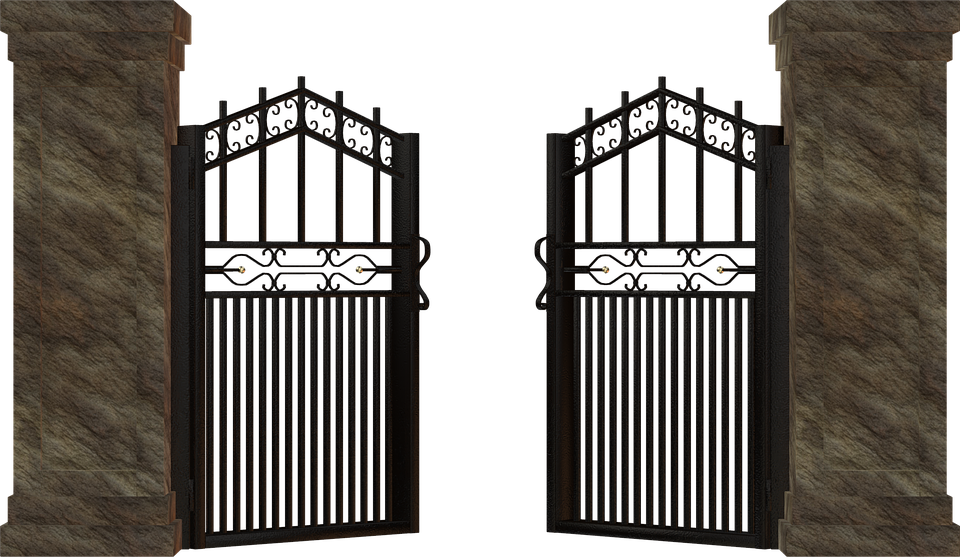 Gate Open PNG Free Photo PNG Image