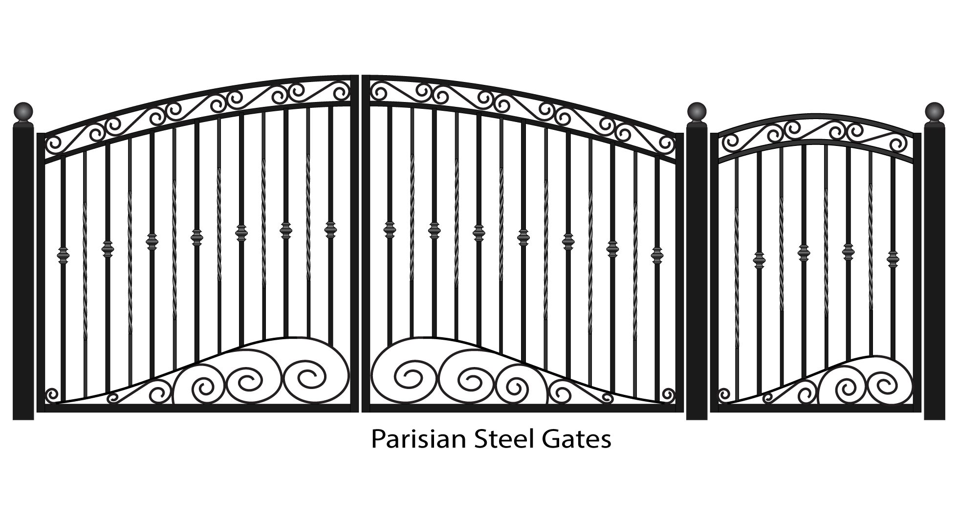 Fancy Gate Clipart PNG Image