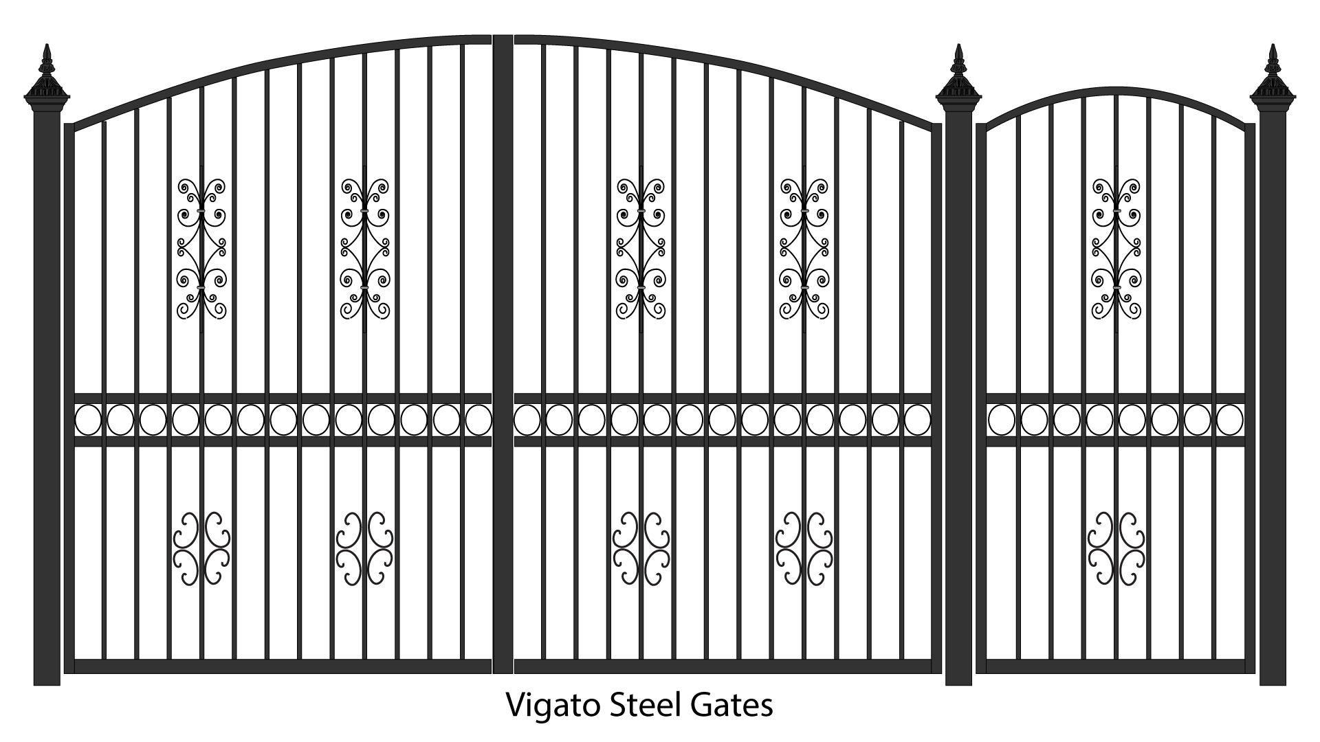 Fancy Gate Transparent Image PNG Image