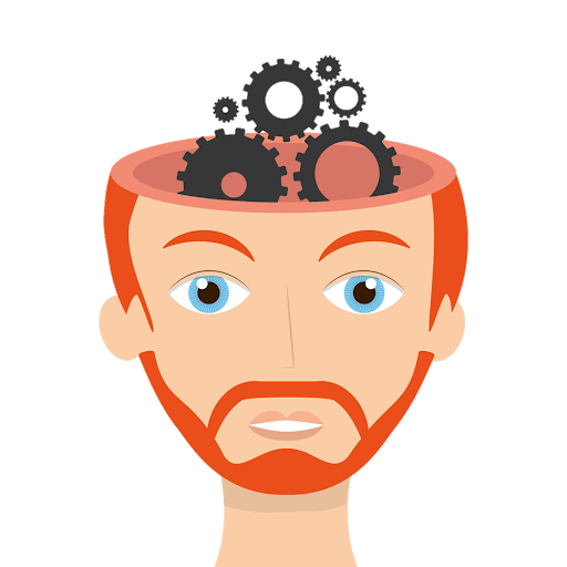 Brain Head Gears Free Clipart HQ PNG Image