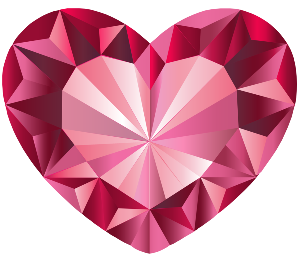 Pink Heart Gemstone Download HD PNG Image