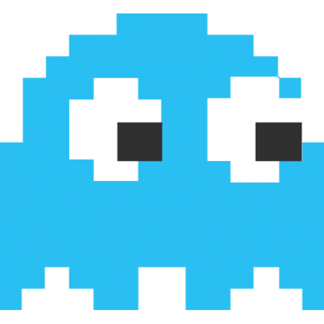 Blue Pacman Square Ghosts Ms Free Clipart HQ PNG Image