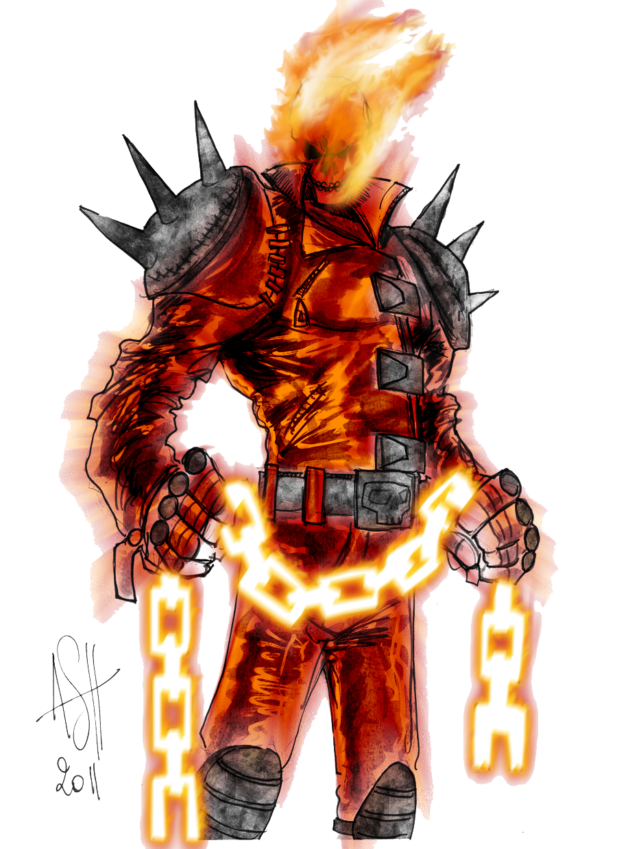 Ghost Flame Rider Download HQ PNG Image