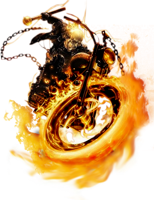 Ghost Picture Flame Rider Download HQ PNG Image